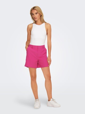 ONLY Regular Shorts 'LANA-BERRY' in Pink