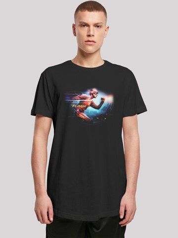 T-Shirt 'DC Comics The Flash Sparks' F4NT4STIC en noir : devant