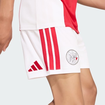 Regular Pantalon de sport 'Ajax Amsterdam 26/27' ADIDAS PERFORMANCE en blanc