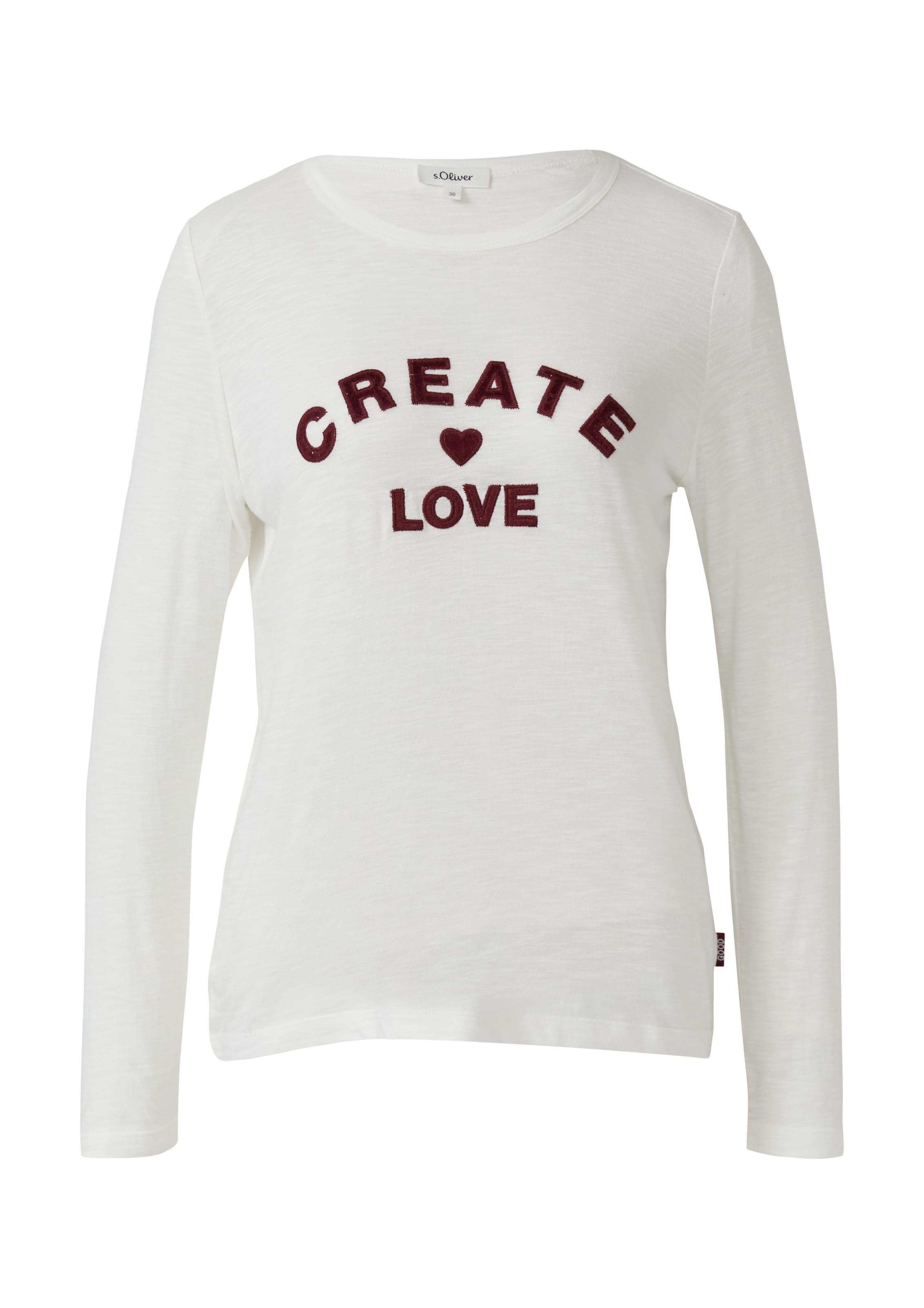 T-shirt s.Oliver en beige : devant