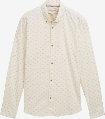 TOM TAILOR DENIM Srajca | bela barva: sprednja stran