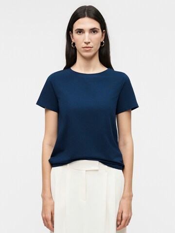 zils Weekend Max Mara T-Krekls 'MULTIF': no priekšpuses