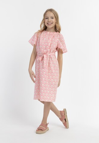 Robe IZIA en rose : devant