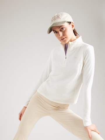 4F Спортен пуловер в бежово: отпред