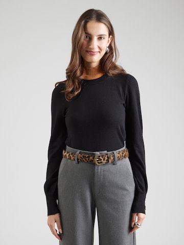 VERO MODA Sweater 'VMHAPPY' in Black: front