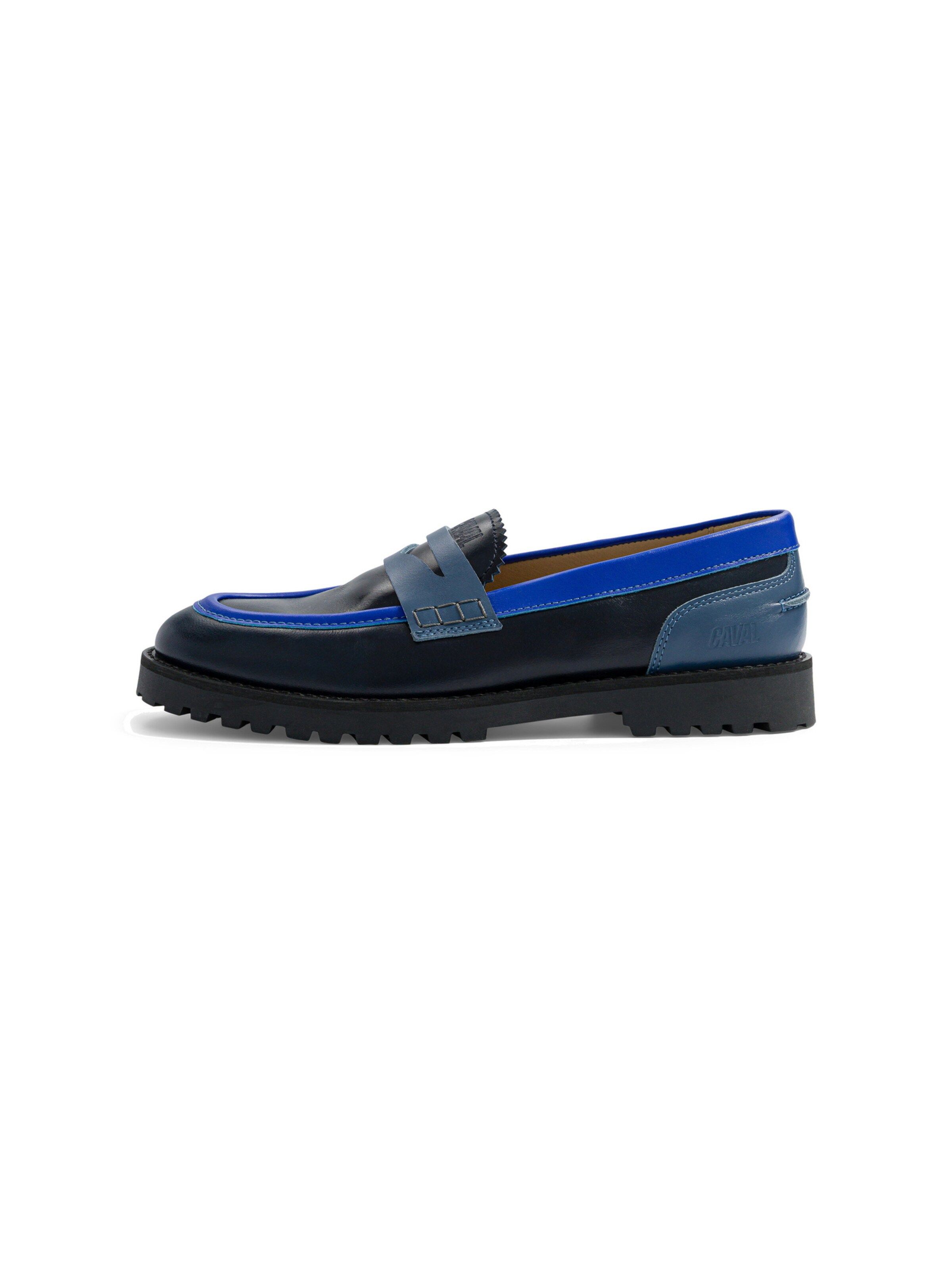 Caval - Mocassins ' TAILOR ' em azul: frente