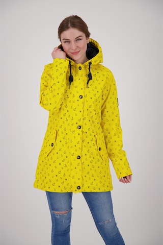 Giacca per outdoor 'Friesennerz ANKERGLUTWOLKE WMN' di ankerglut in giallo: frontale