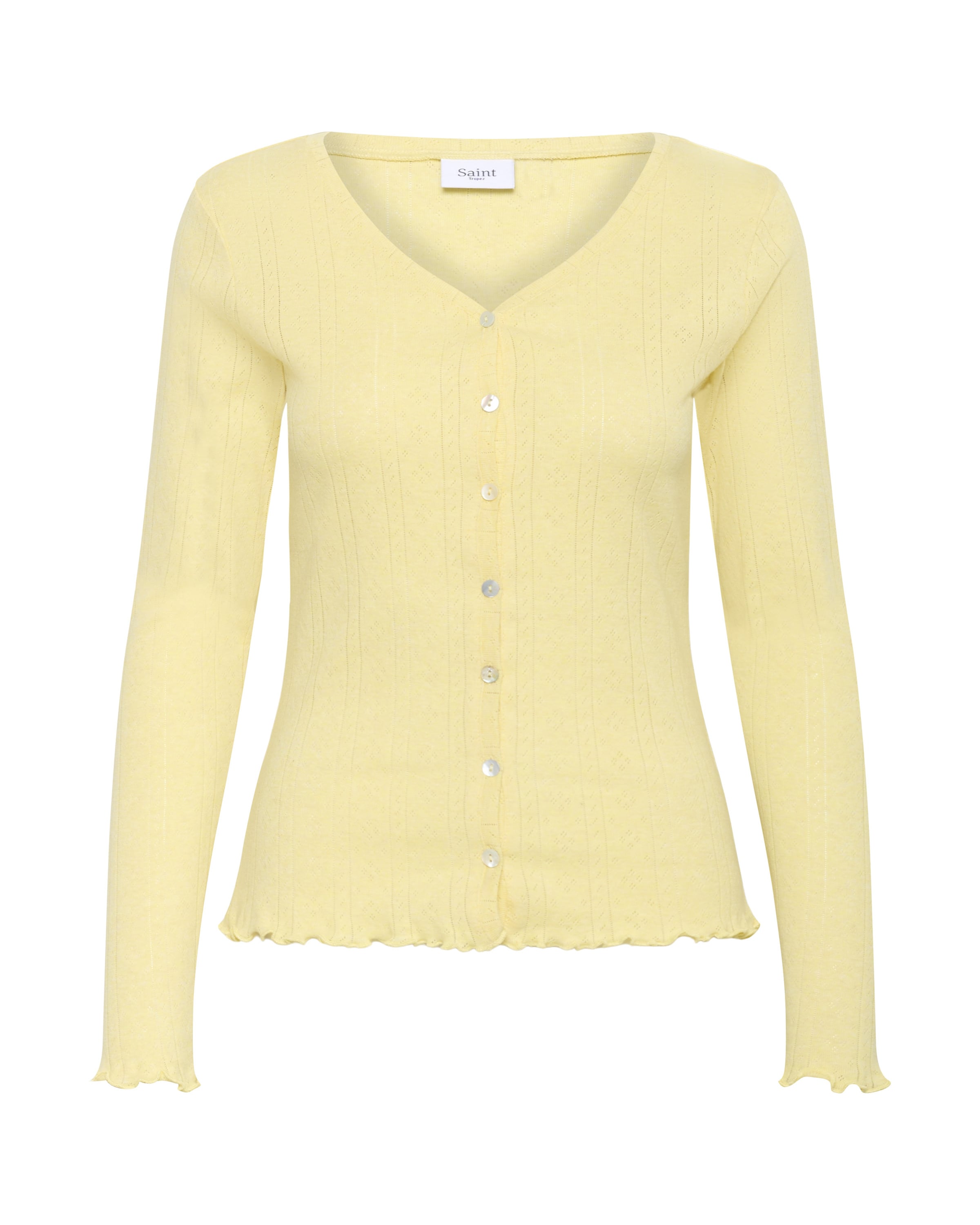 SAINT TROPEZ Sweater 'Gru' in Yellow: front