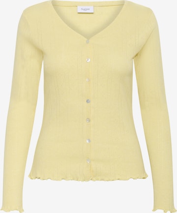 SAINT TROPEZ - Pullover 'Gru' em amarelo: frente
