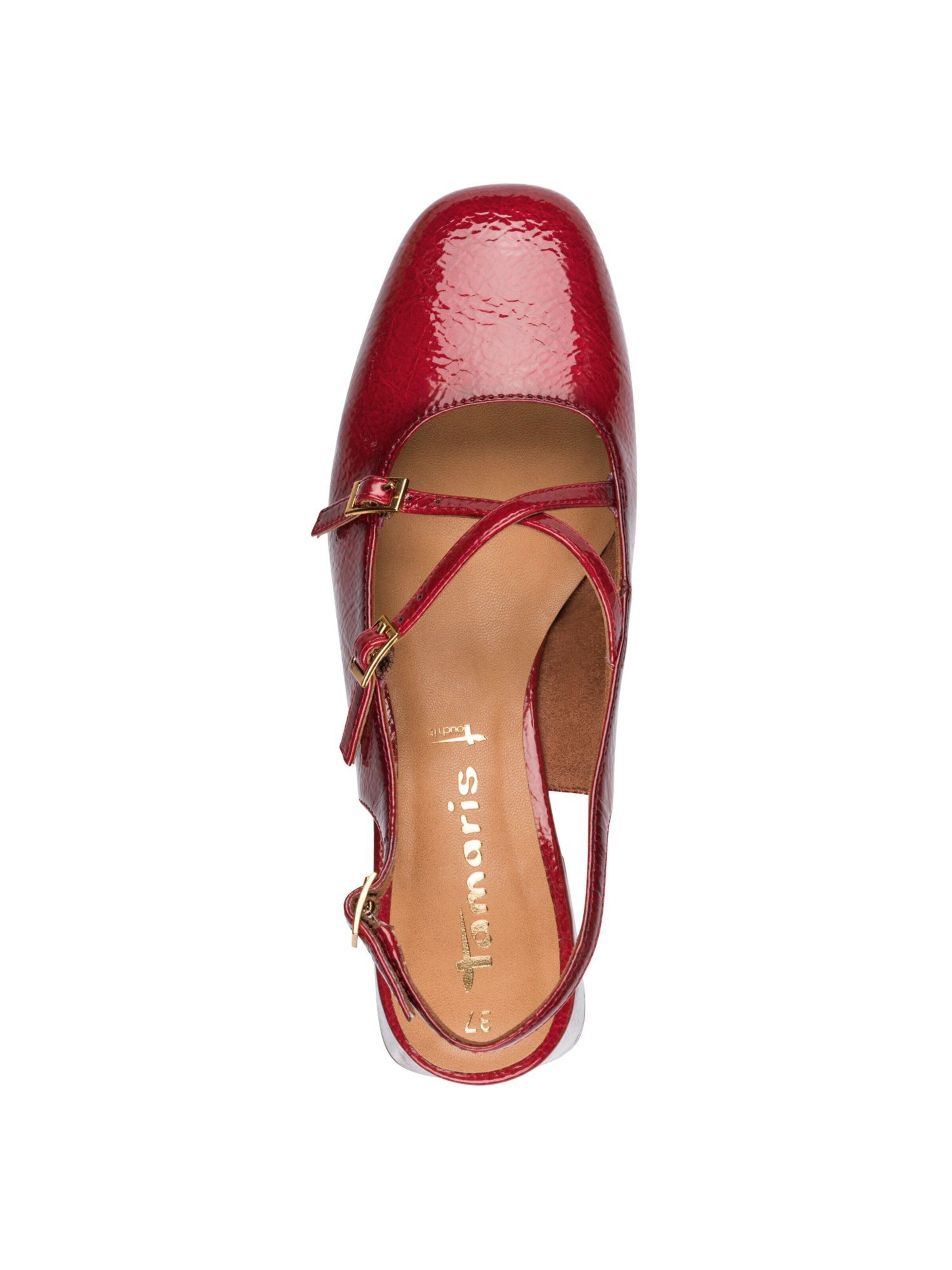 Tamaris Slingback pumps in Red