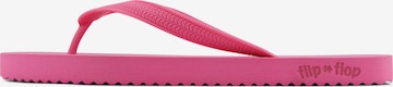 FLIP*FLOP T-Bar Sandals in Pink: front