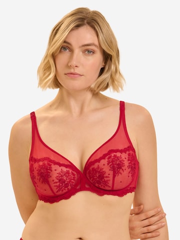 Simone Perele Bralette Bra 'Intrigue' in Red