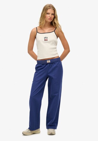 Superdry Loosefit Broek in Blauw