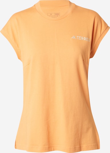 ADIDAS TERREX Funktionsshirt 'Xploric' in hellorange / offwhite, Produktansicht