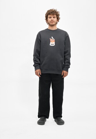 Cleptomanicx Sweatshirt 'Hamburg Soup' in Blue