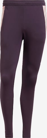 purpurinė ADIDAS PERFORMANCE Prigludęs Sportinės kelnės 'Arsenal Tiro 24': priekis