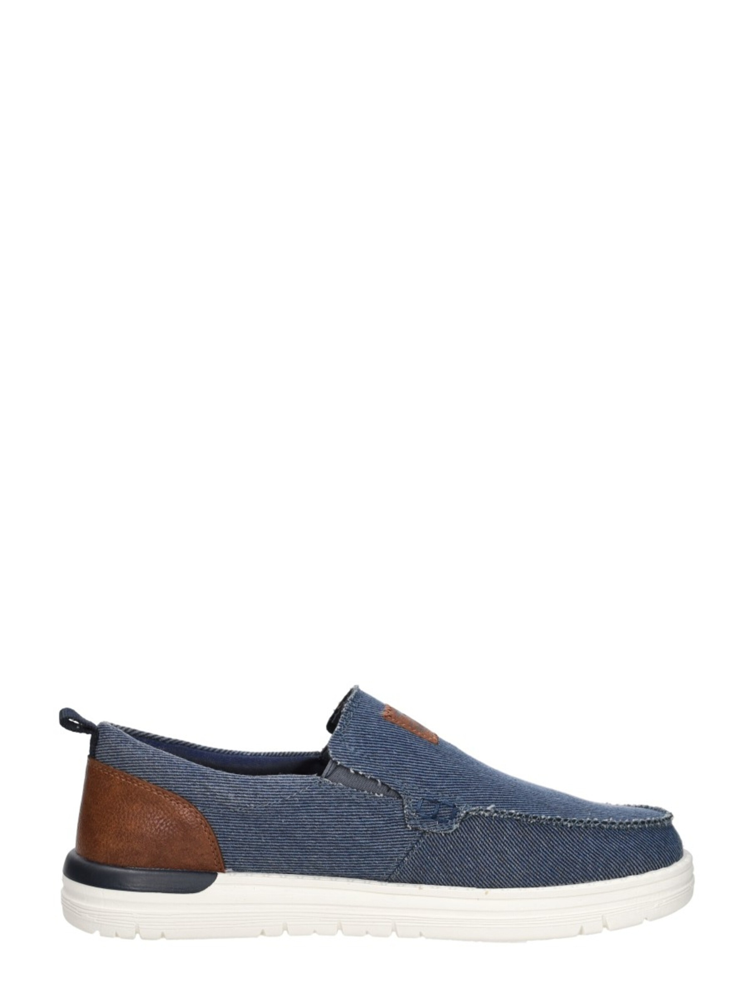 MUSTANG Instappers 'Sneakers Laag' in Blauw
