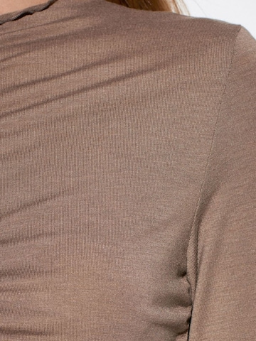 Dilvin Blouse in Brown