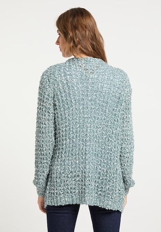 Usha Knit Cardigan in Blue