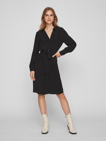 VILA Shirt Dress 'FINI' in Black