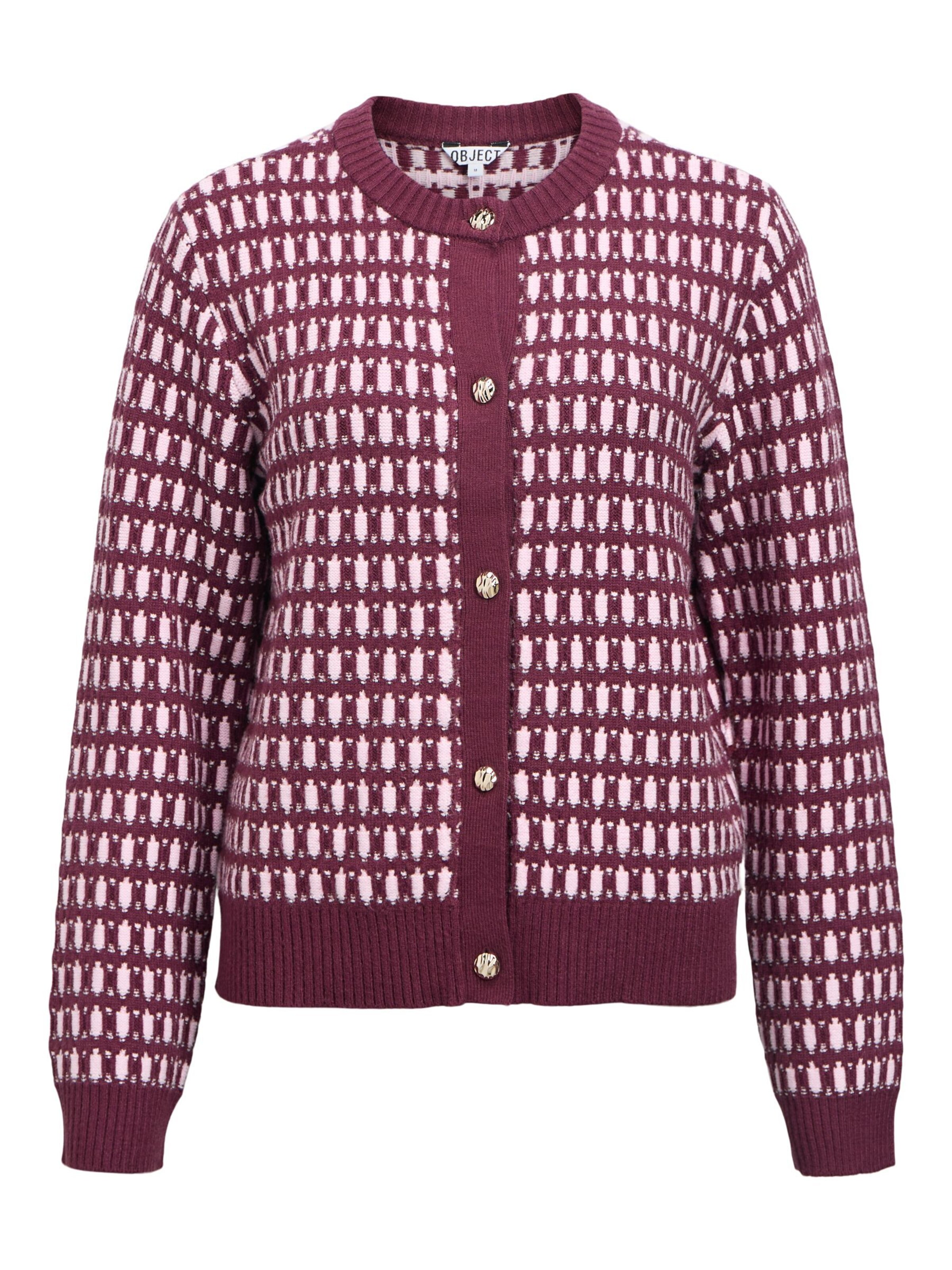 Cardigan 'OBJThess' OBJECT en rouge : devant