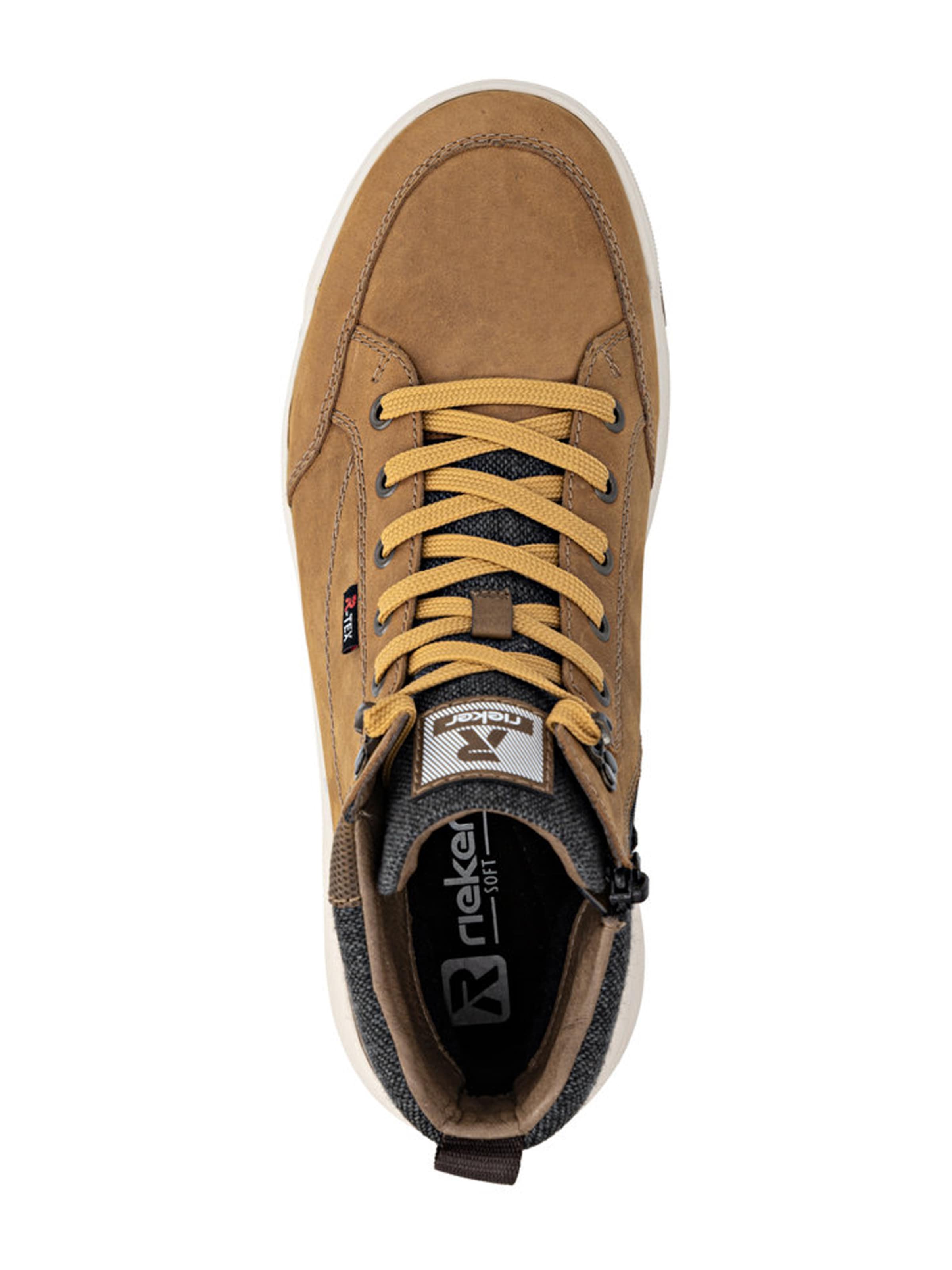 Rieker Lace-Up Boots in Yellow