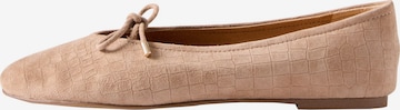 The Set Ballerina in Beige: voorkant
