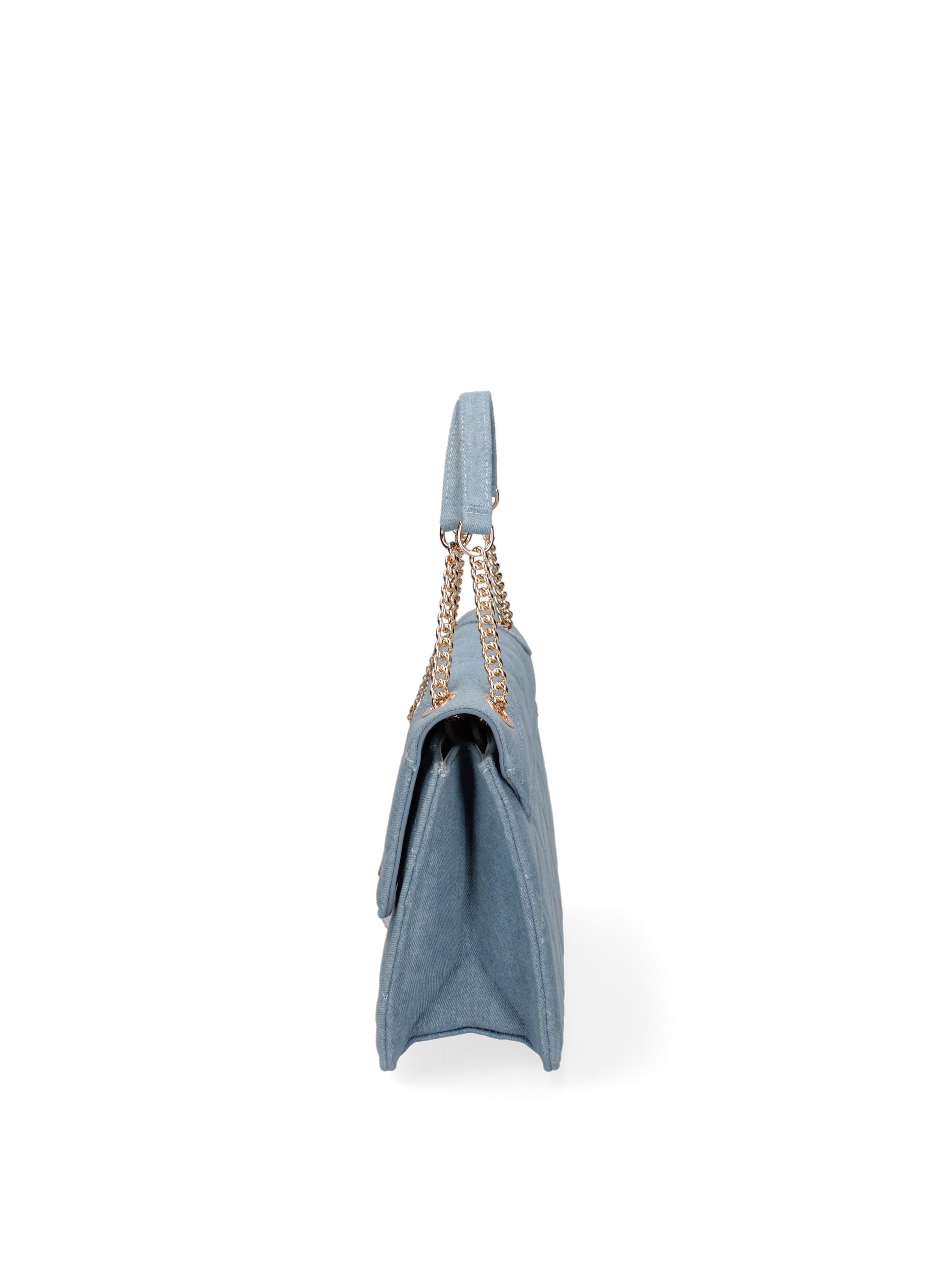 Borsa a spalla 'Borsa a Spalla Donna Nylon Ecopelle Twist Lock' di Diana&Co. in blu