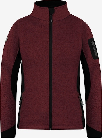 normani Athletic fleece jacket 'Pukaskwa' in Red: front