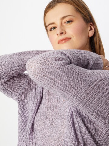 JDY Sweater 'NEW MEGAN' in Purple