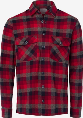 BRAX Regular fit Button Up Shirt in Red: front