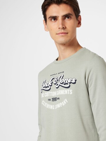 JACK & JONES Sweatshirt 'ANDY' in Grau