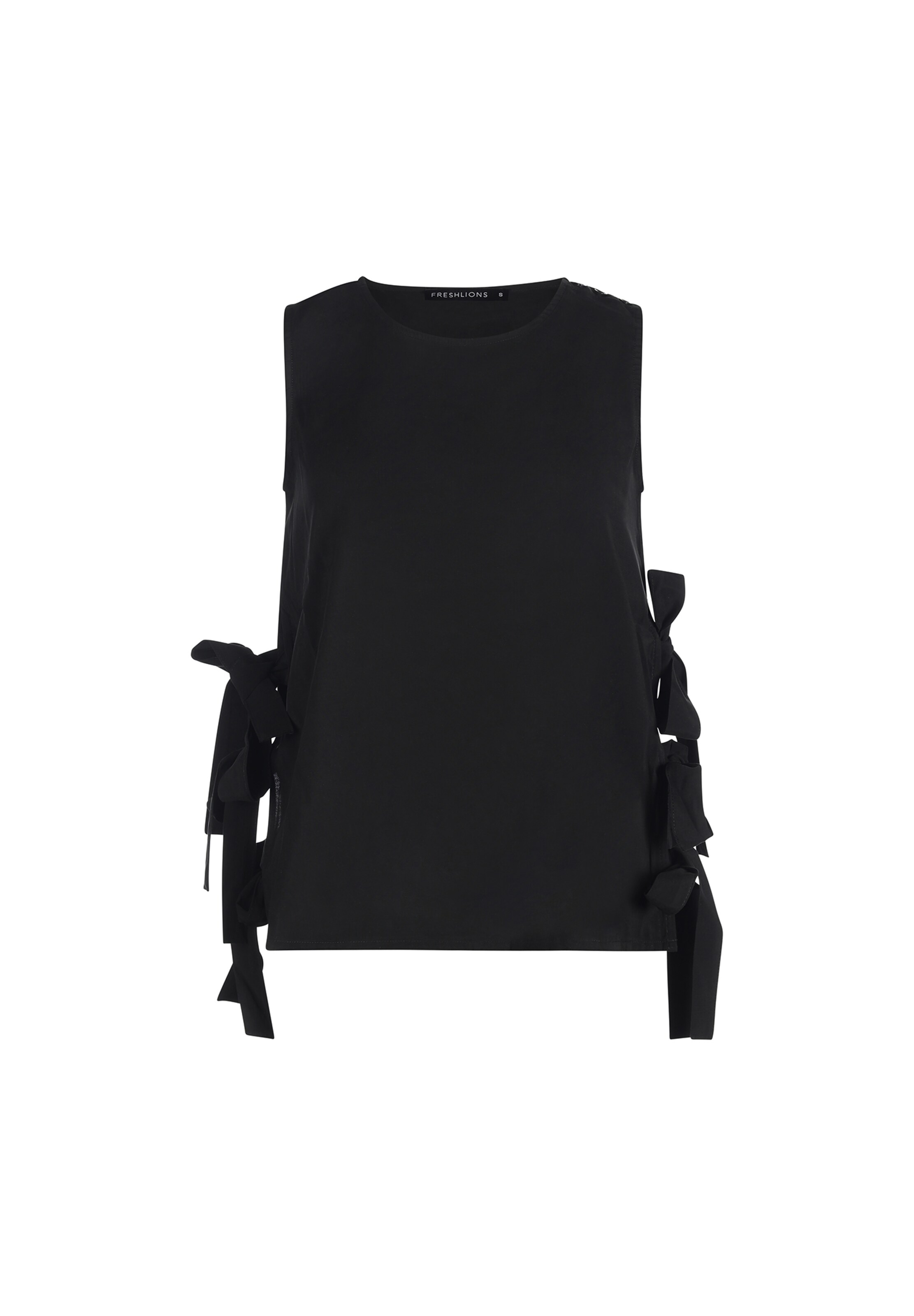 FRESHLIONS Top in Black: front