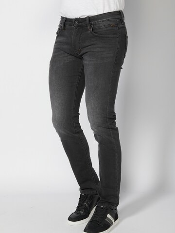 Slimfit Jeans di KOROSHI in nero: frontale