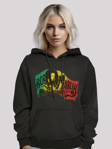 F4NT4STIC Sweatshirt 'Bob Marley Chords Reggae Music' in Schwarz: predná strana