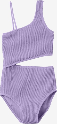 Maillot de bain 'Zriba' NAME IT en violet : devant