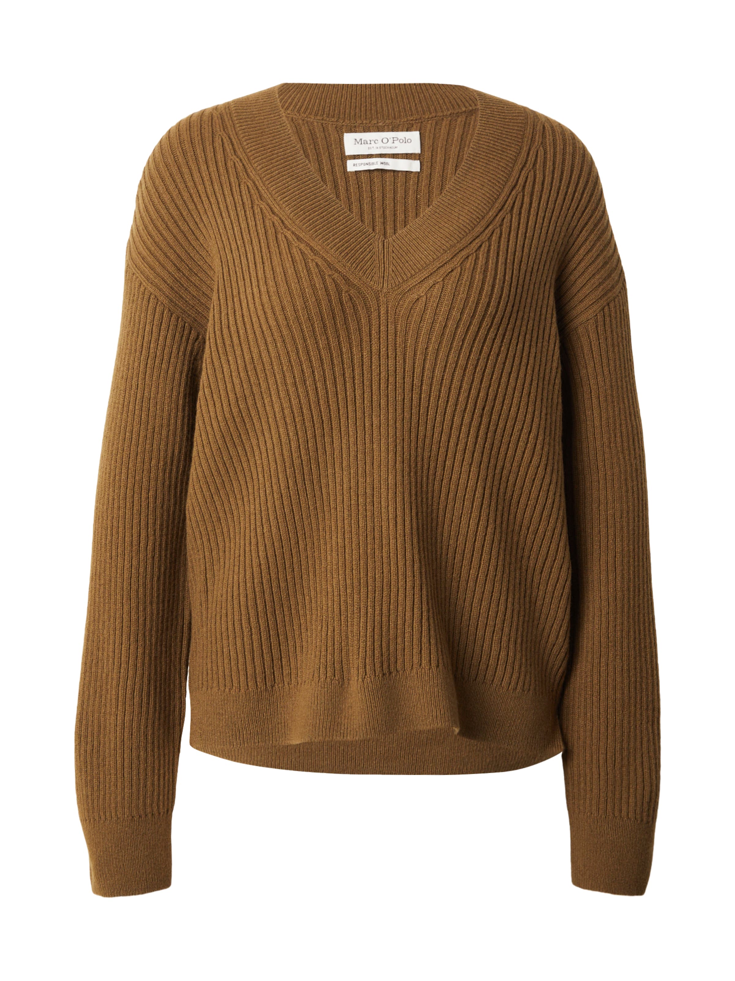 Pull-over Marc O'Polo en marron : devant