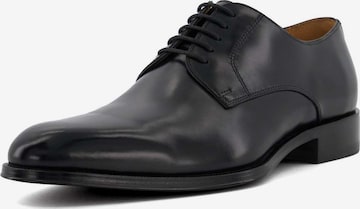 Dune LONDON Veterschoen 'Salisbury' in Zwart: voorkant