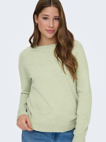 ONLY Pulóver 'ONLRICA' - zöld