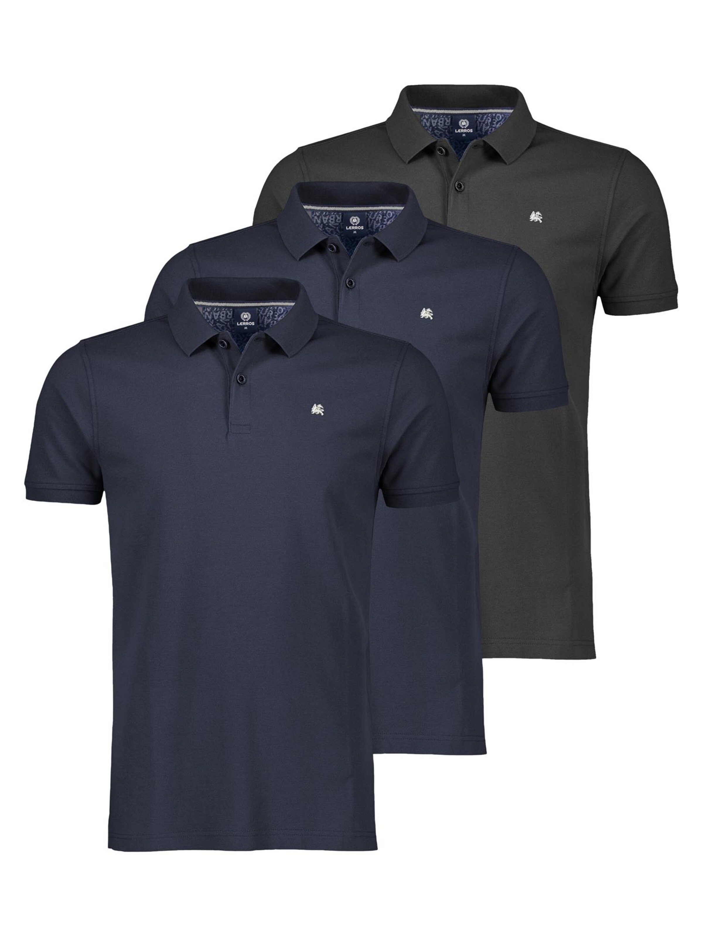 LERROS Shirt 'Basic' in Blue: front