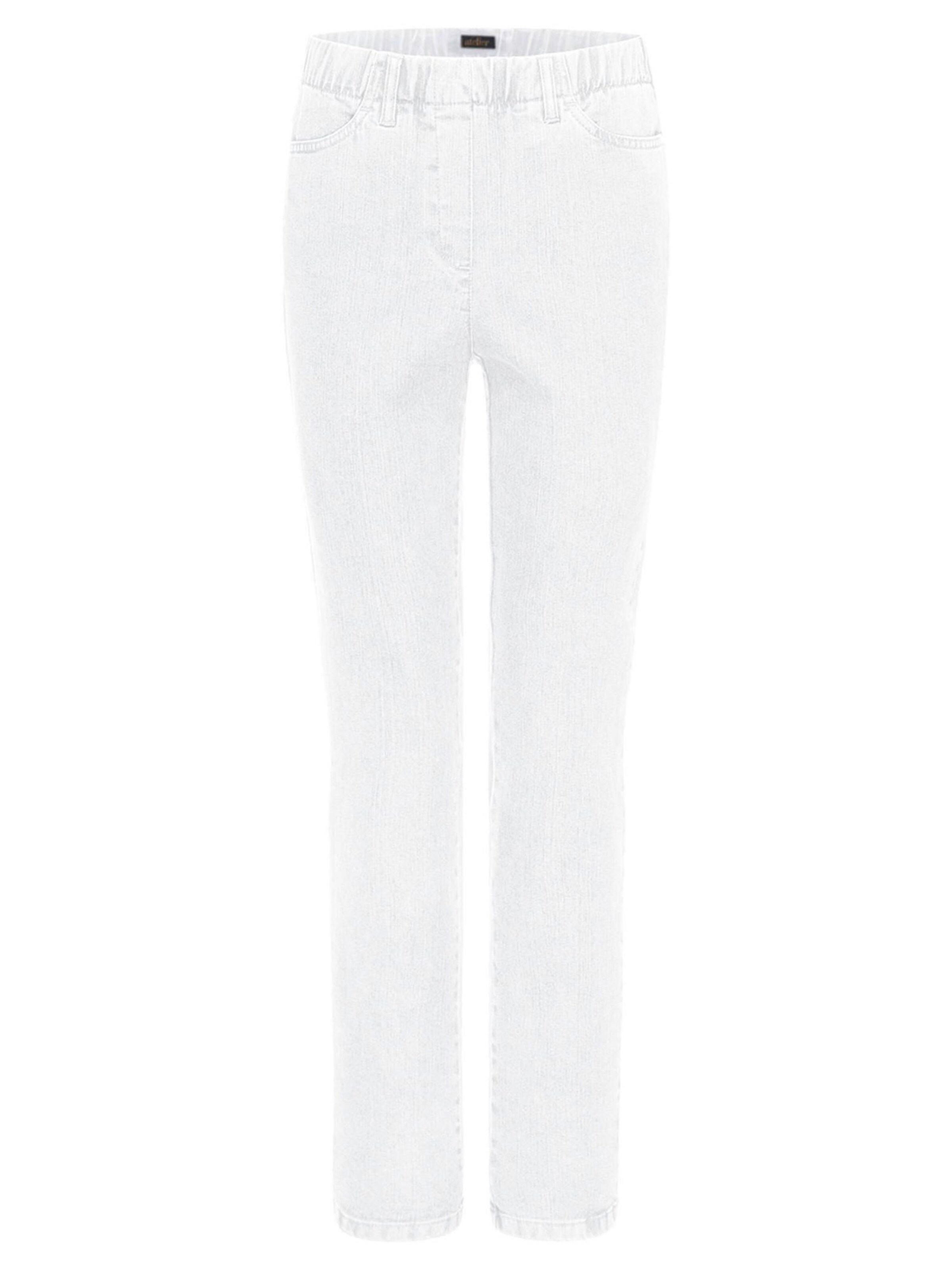 Goldner Regular Jeans 'Louisa' in Weiß: Vorderseite