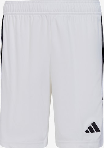 ADIDAS PERFORMANCE Workout Pants 'Tiro 23 League' in White: front