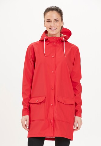 Weather Report Outdoor Coat 'TASS W W-PRO 5000' in Red: front