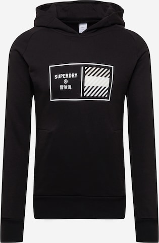 Superdry Sportsweatshirt in Schwarz: predná strana