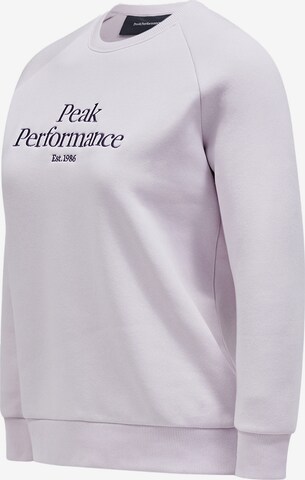 Sweat-shirt PEAK PERFORMANCE en rose