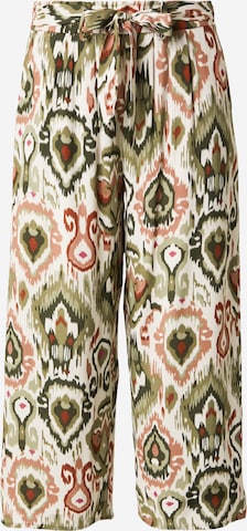 Z-One Широки крачоли Панталон 'Ci44ra' в зелено: отпред