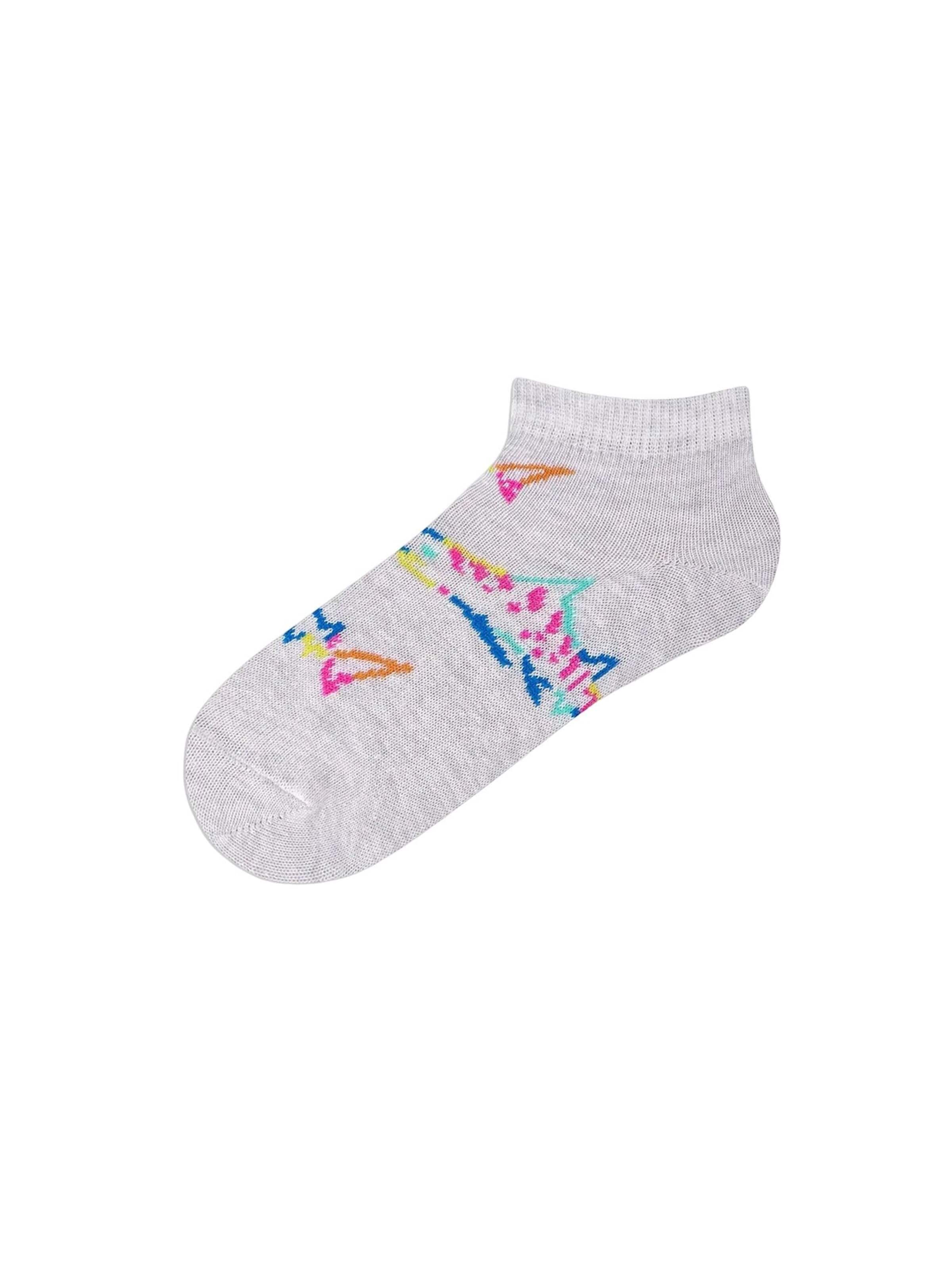 Penti Socken 'PENTI 3er-Pack Haifisch-Baumwoll-Füßlinge' in Blau