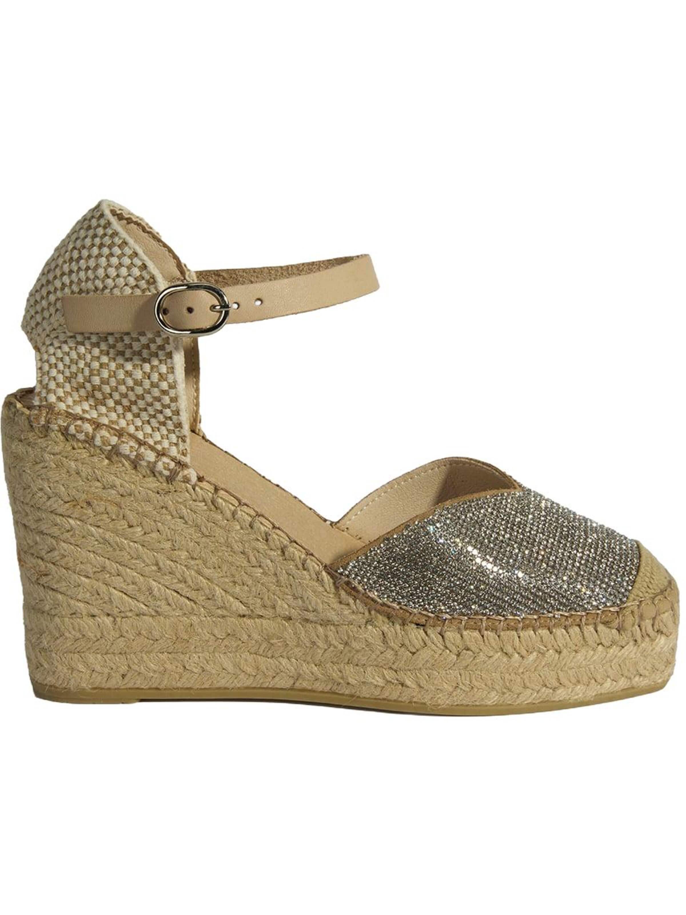 Desa Sandals 'Keilsandalen' in Beige