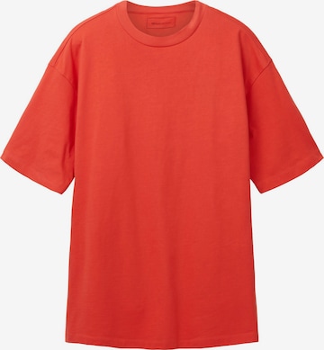 TOM TAILOR DENIM - Camisa em vermelho: frente
