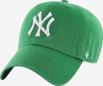 47 Pet '47 Brand New York Yankees MLB Clean Up Cap' in Groen: voorkant